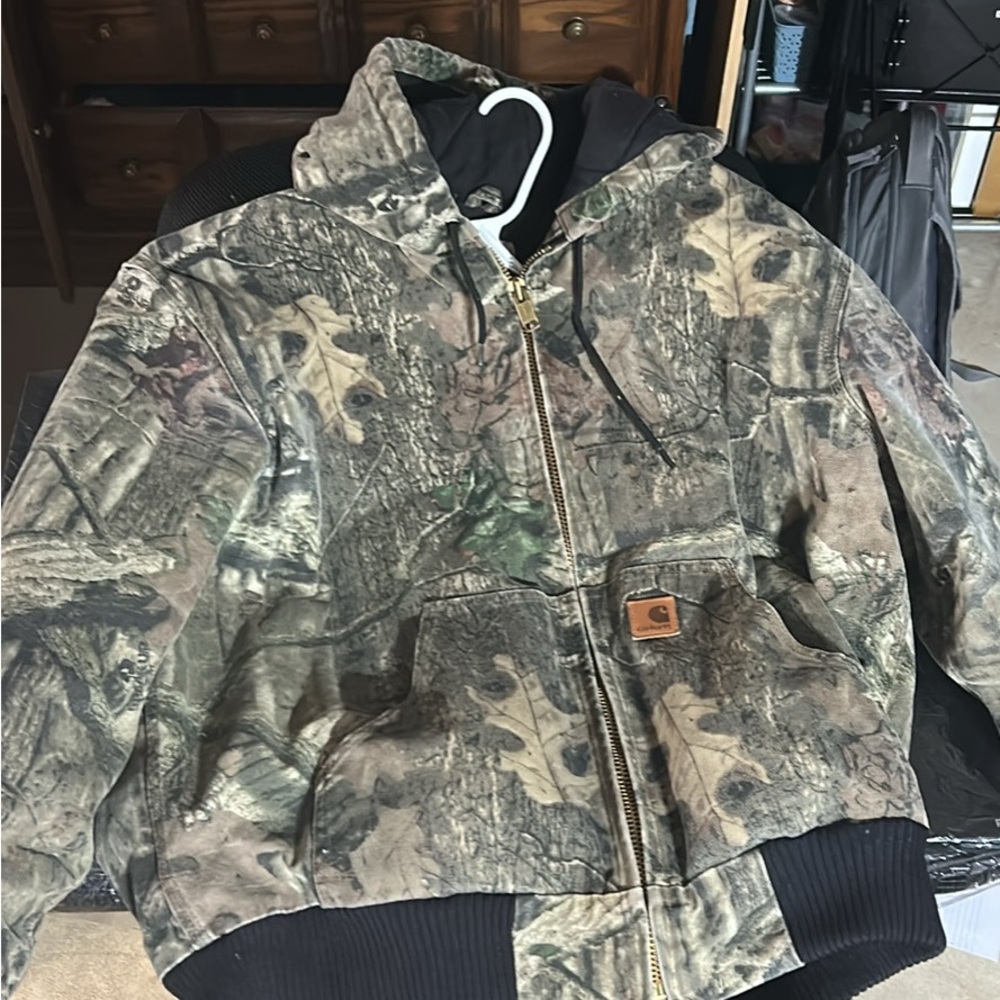 Carhartt Camouflage Hooded Jacket